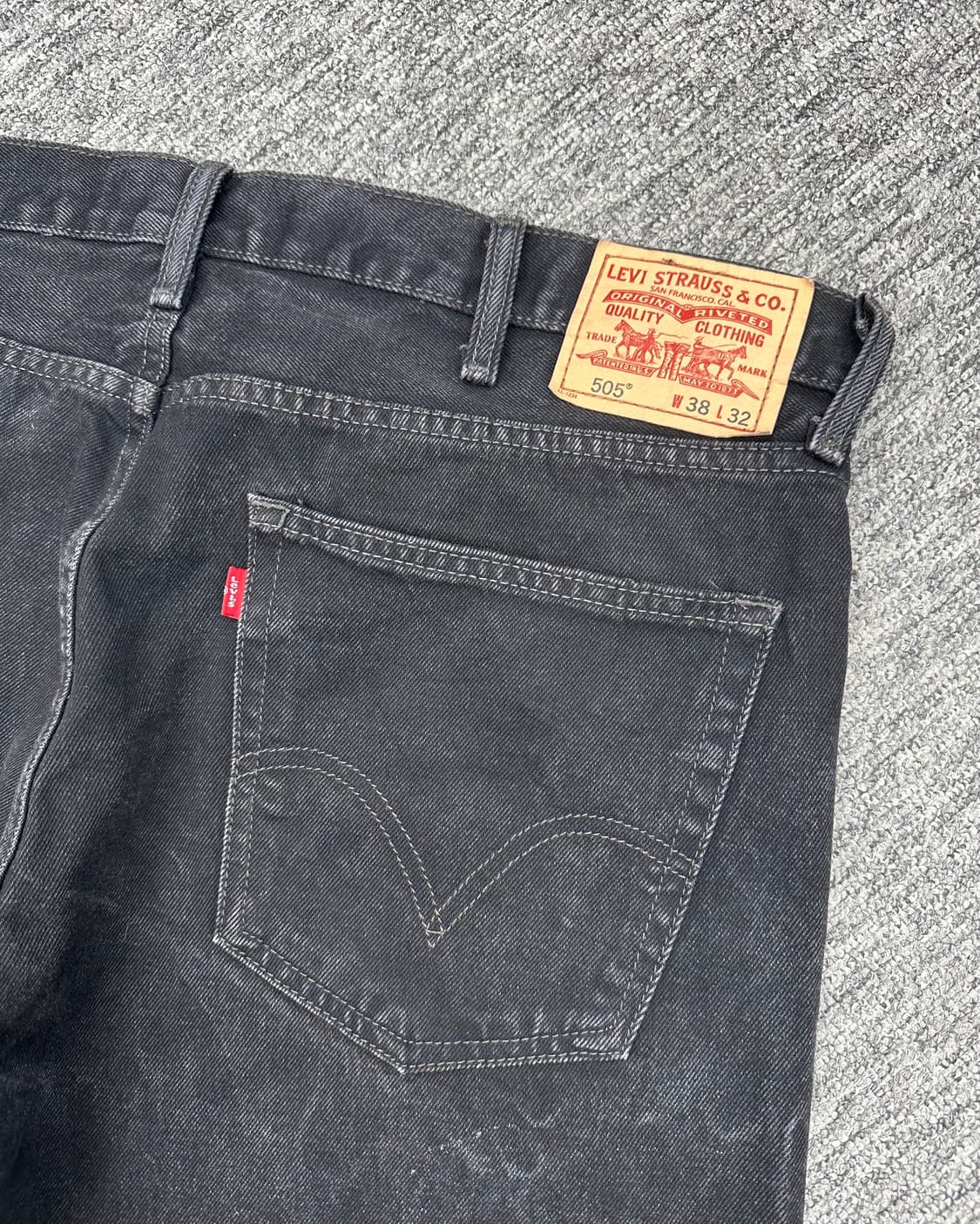 (허단52)00'S 리바이스 505 워싱블랙-M1924 상품이미지5