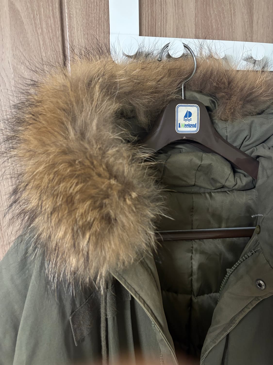 피쉬테일 퍼 파카(라쿤 퍼) 상품이미지3