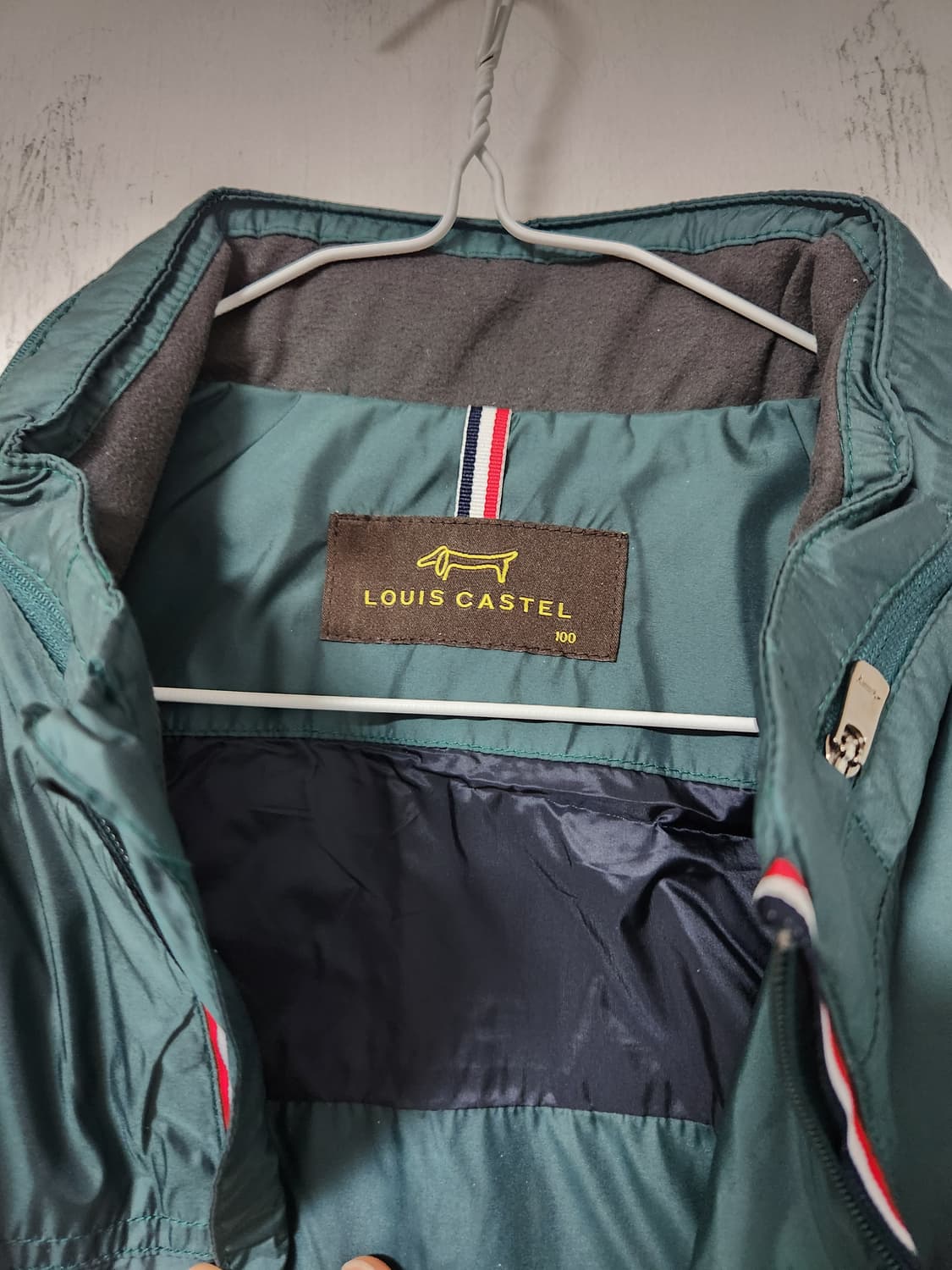 새것)루이까스텔 골프웨어 바람막이 점퍼 100 상품이미지4