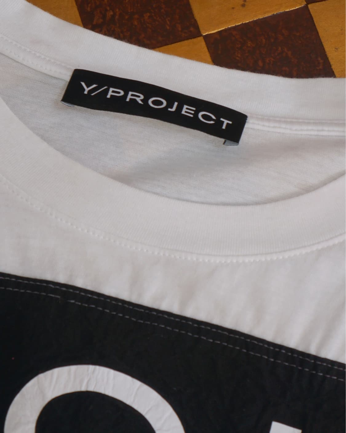 Yproject 와이프로젝트 스크런치 로고 크롭 탑  상품이미지6