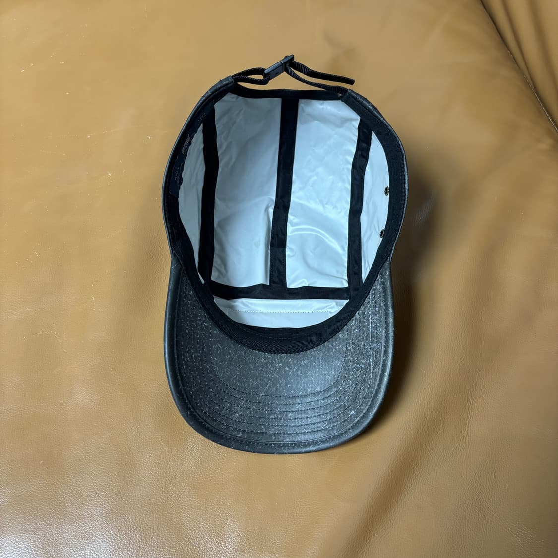 슈프림 캠프캡 모자 박스로고 리플렉티브 스페클 블랙 상품이미지6