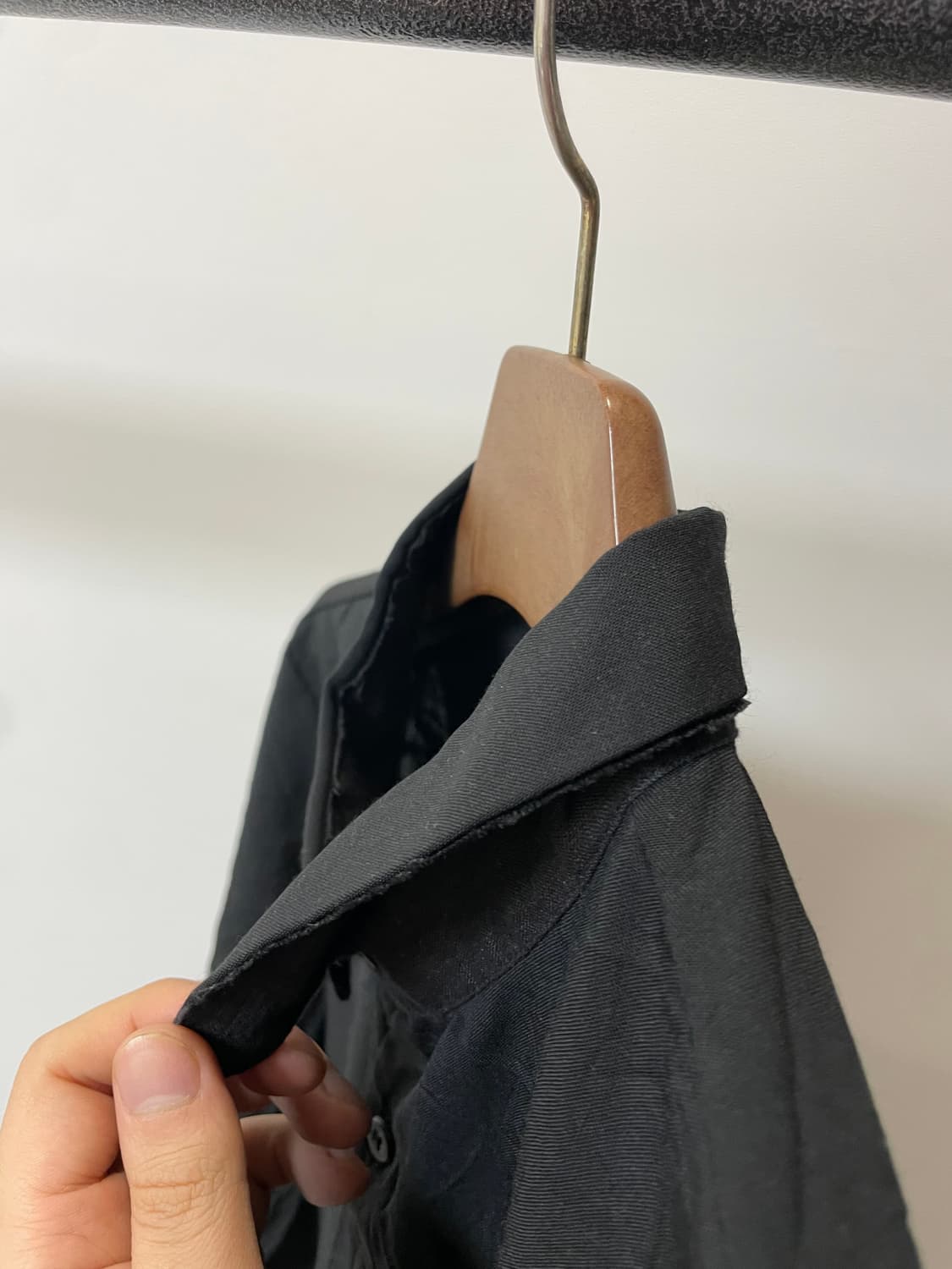 (M) Transit 트랜짓 크링클 울 린넨 셔츠 상품이미지9