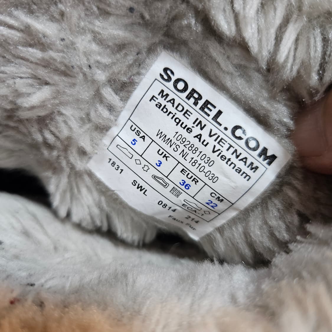 쏘렐(SOREL) 스노우 엔젤 방한 털 부츠 220size 상품이미지9