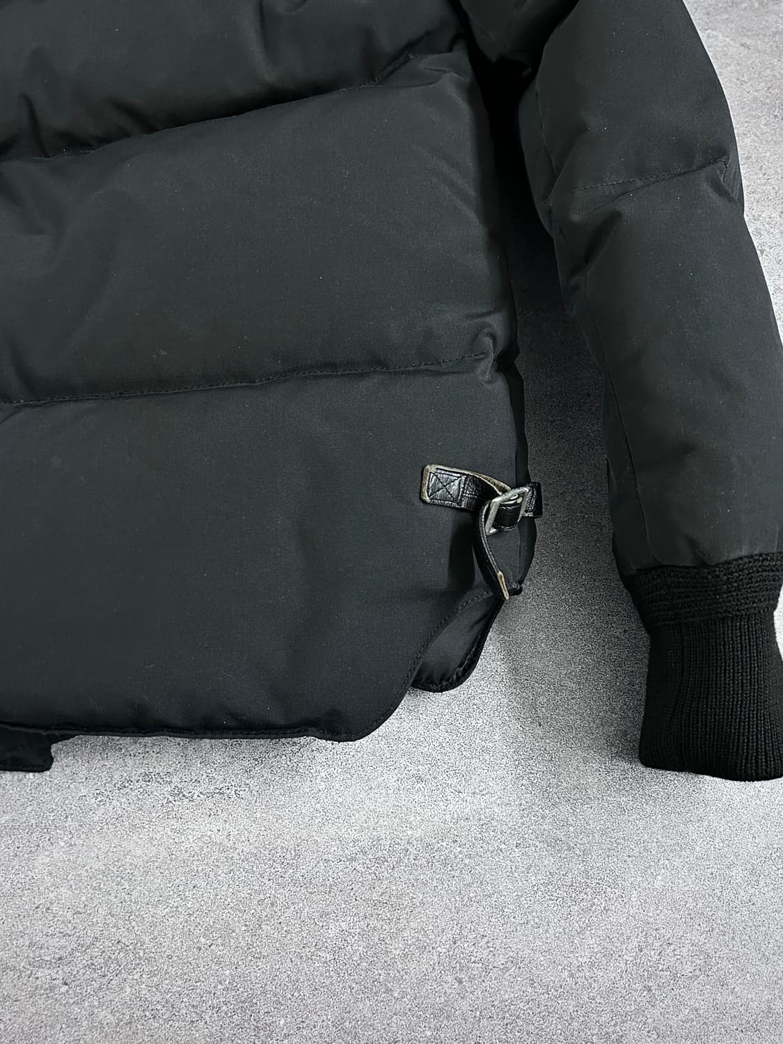 디아프바인 록키 레더 판넬 다운 자켓 상품이미지7