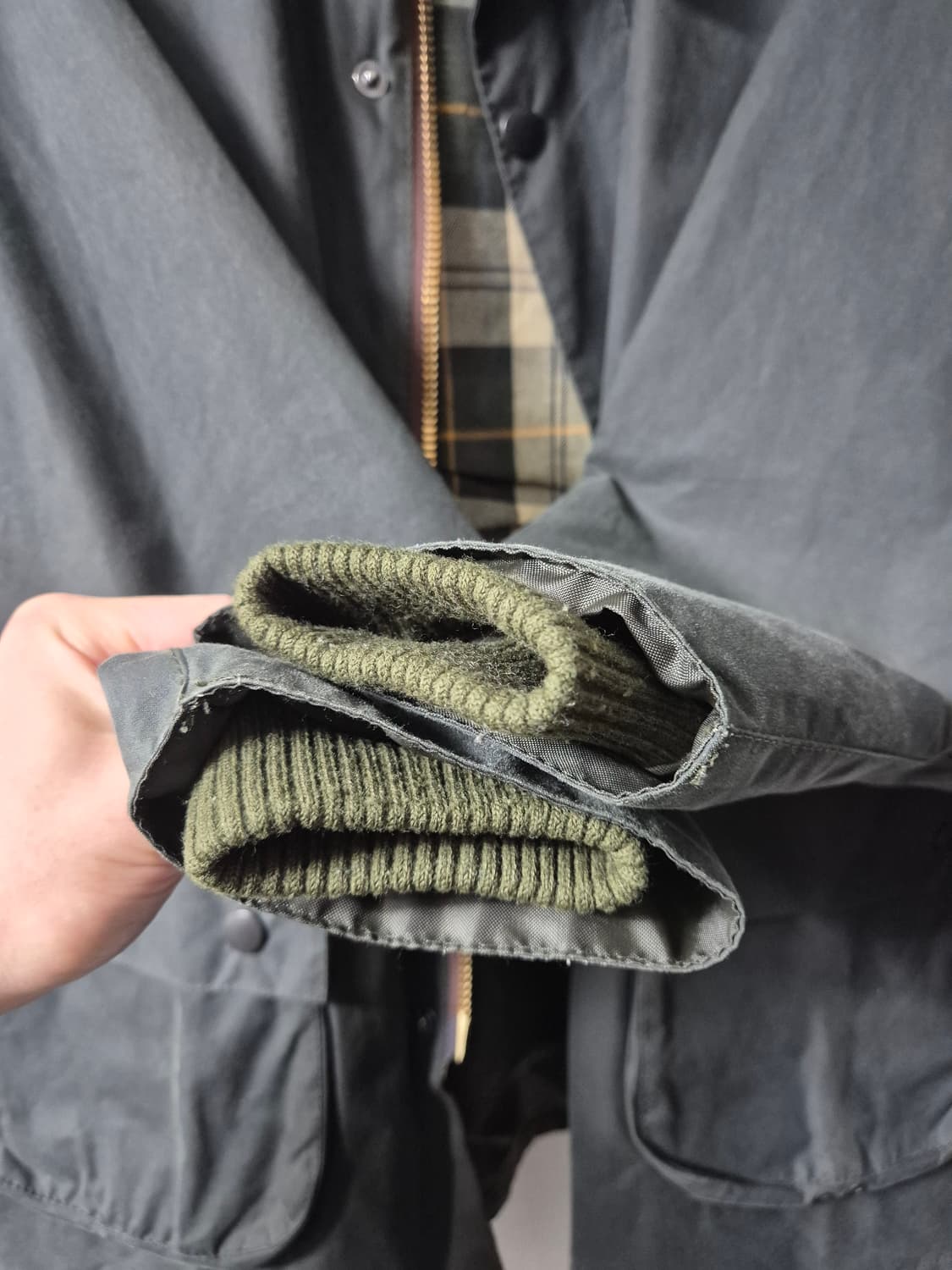 바버 비데일 42 올리브 상품이미지4