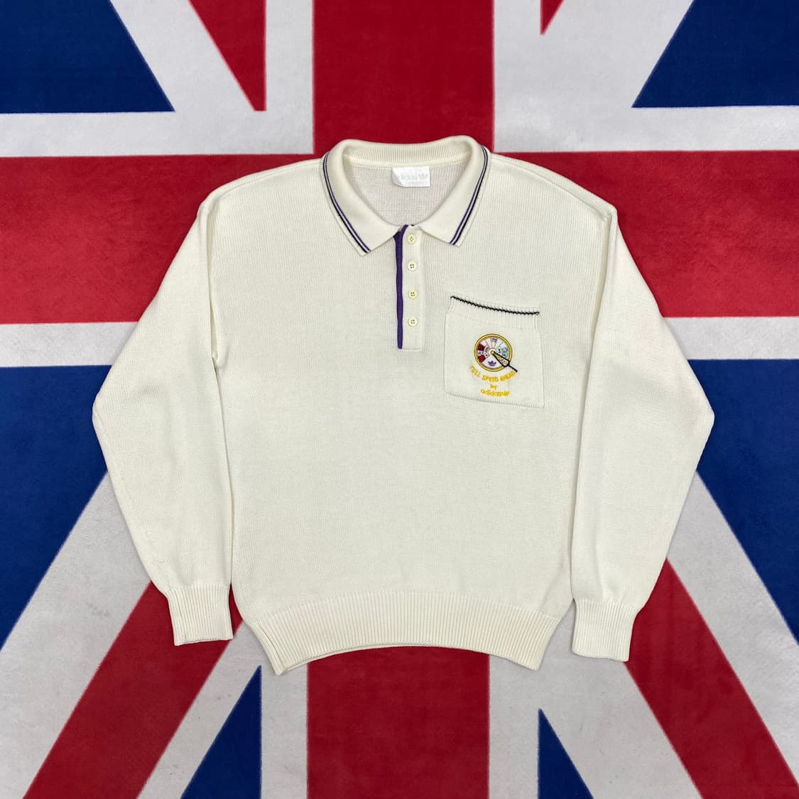 80s 아디다스 카라 니트 95 상품이미지1