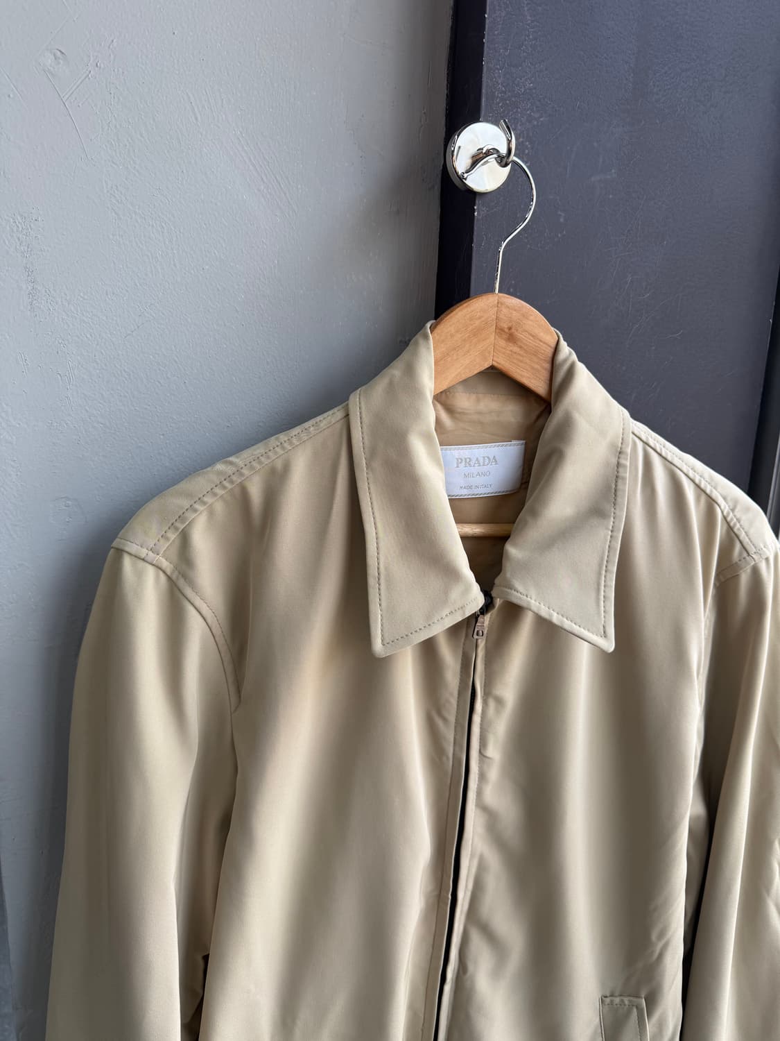 M/ 프라다 아카이브 02SS 베이직 봄버 자켓 상품이미지3