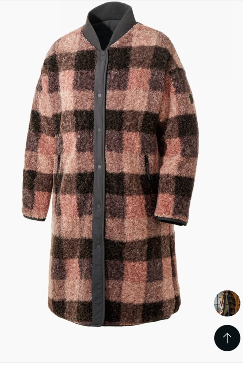 코오롱스포츠 키퍼롱 리버시블 양면패딩 그레이 90 상품이미지2