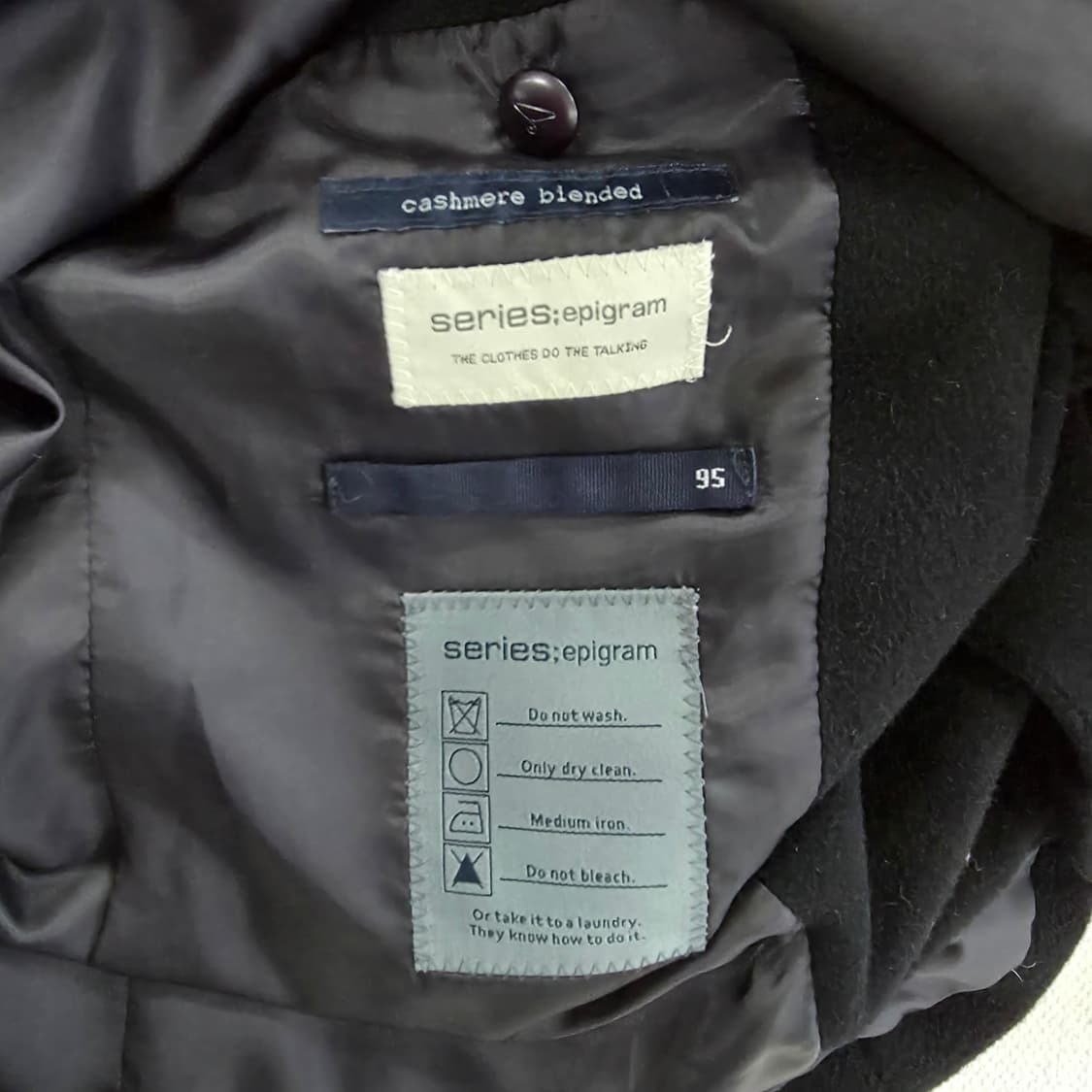 [95] 시리즈 에피그램 캐시미어 코트 자켓 1223J1 상품이미지4