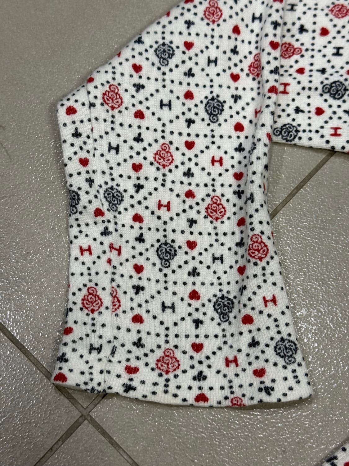 히스테릭 글래머 아카이브 귀여운 하트 패턴 롱슬리브 티셔츠 상품이미지3