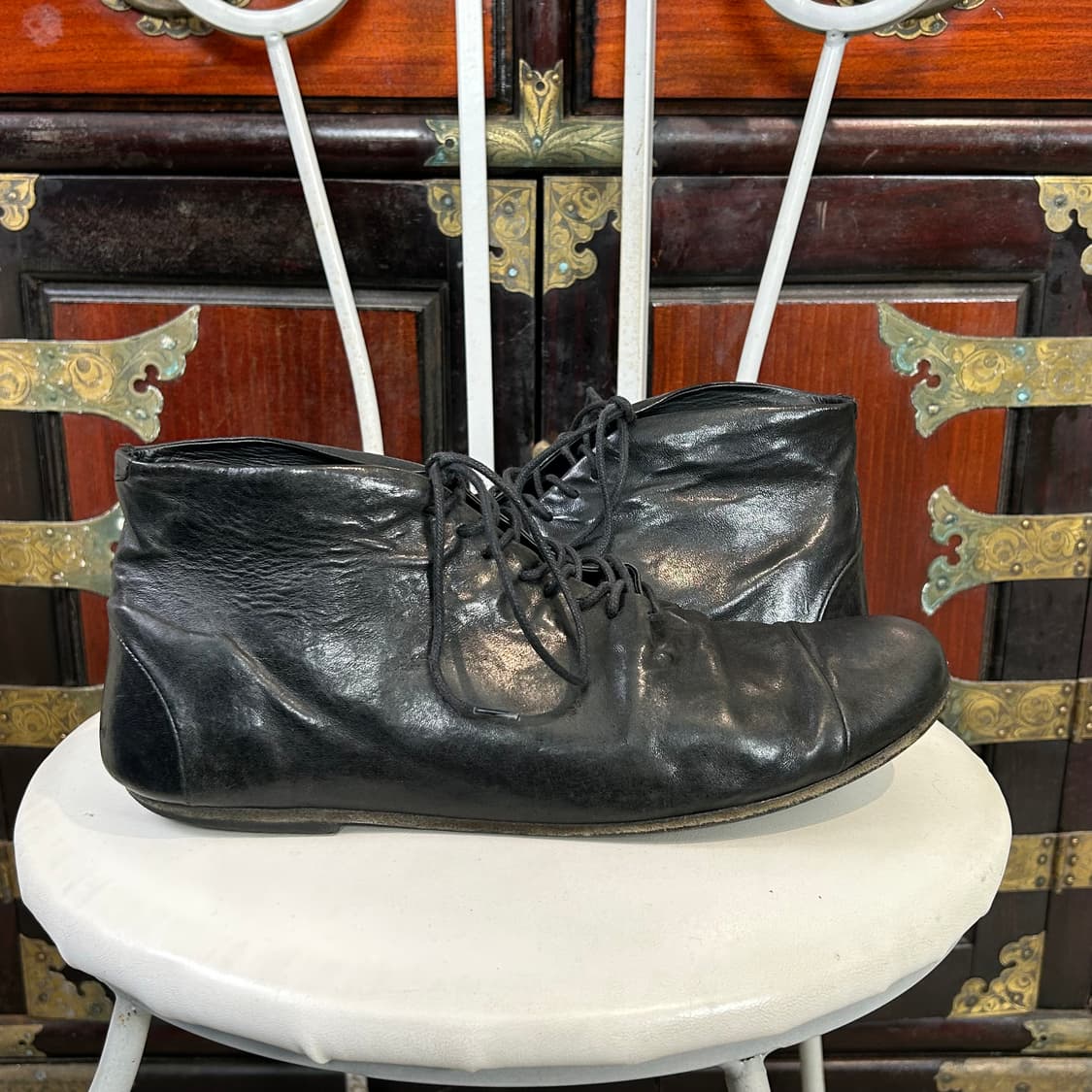 마르셀 디어스킨 레이스업 앵클 부츠 상품이미지1