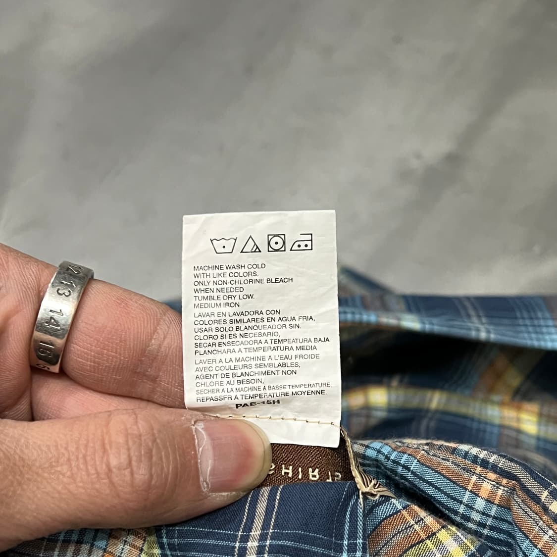  랭글러 체크 웨스턴 셔츠 y15026 상품이미지7