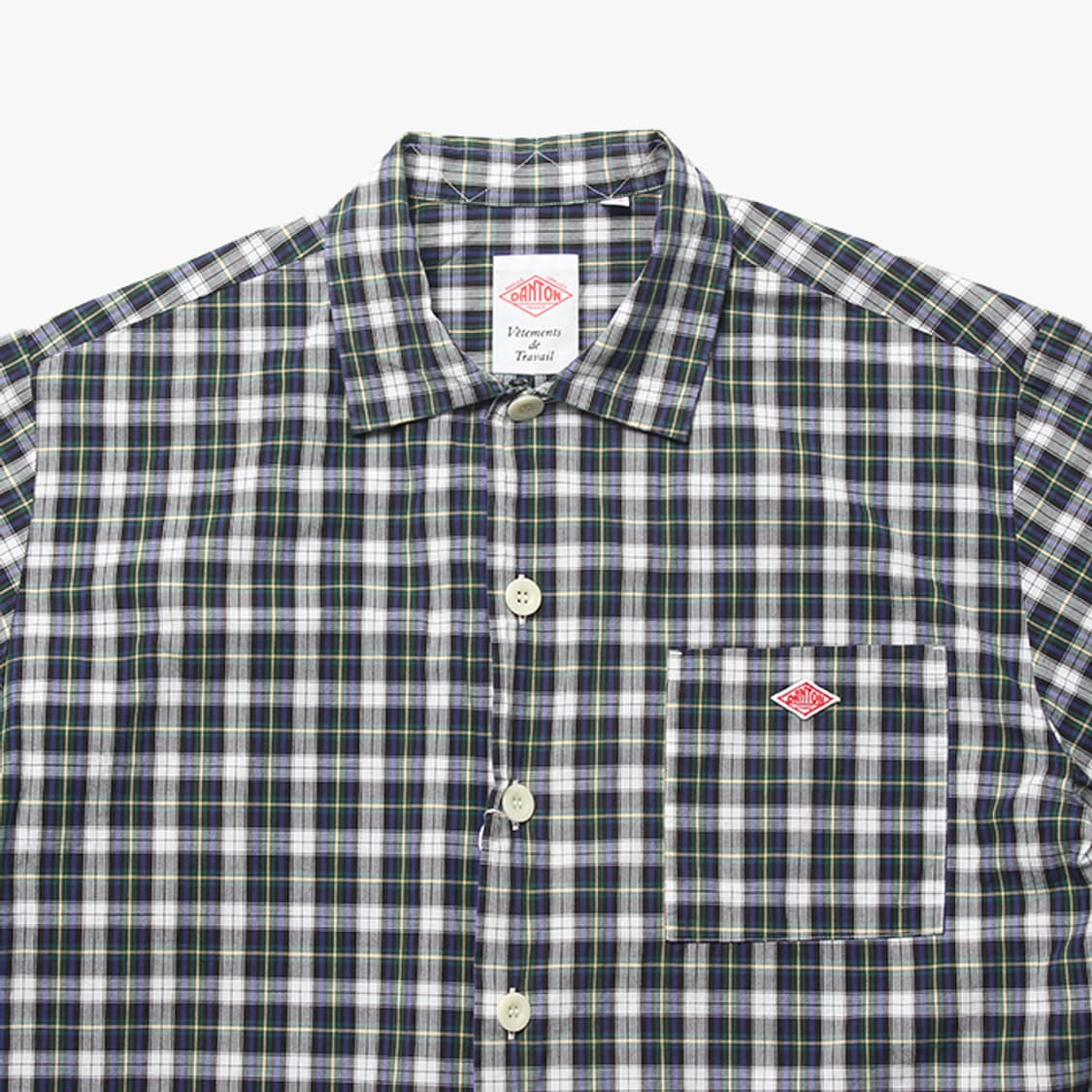  DANTON "Check Half Shirts" 상품이미지2