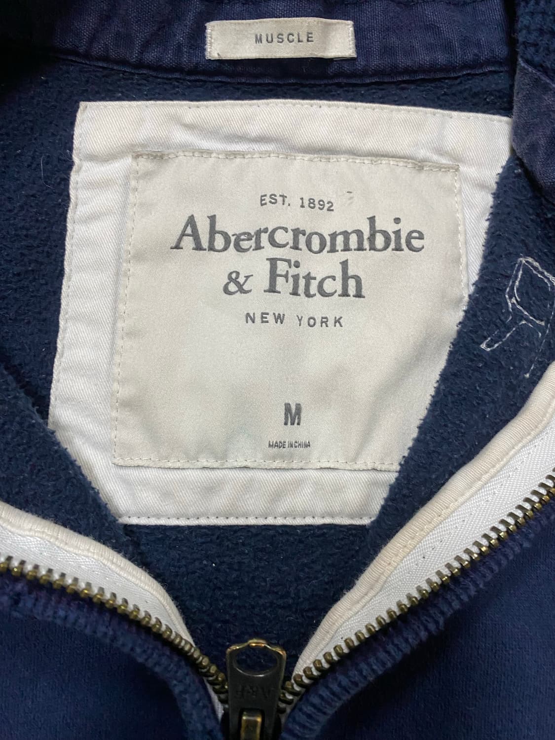 아베크롬비 후드집업 네이비 m 상품이미지2