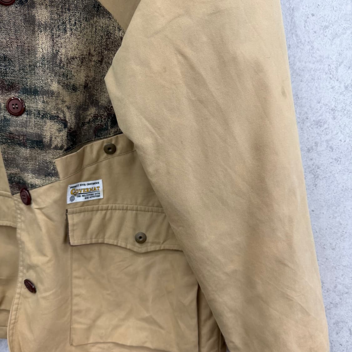 100 커버낫 남자 브리티쉬 밀리터리 피셔맨 자켓 상품이미지7