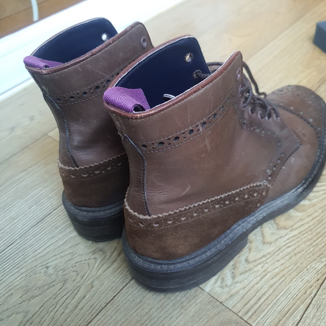 Tricker's 남성 브로그 부츠입니다 상품이미지2