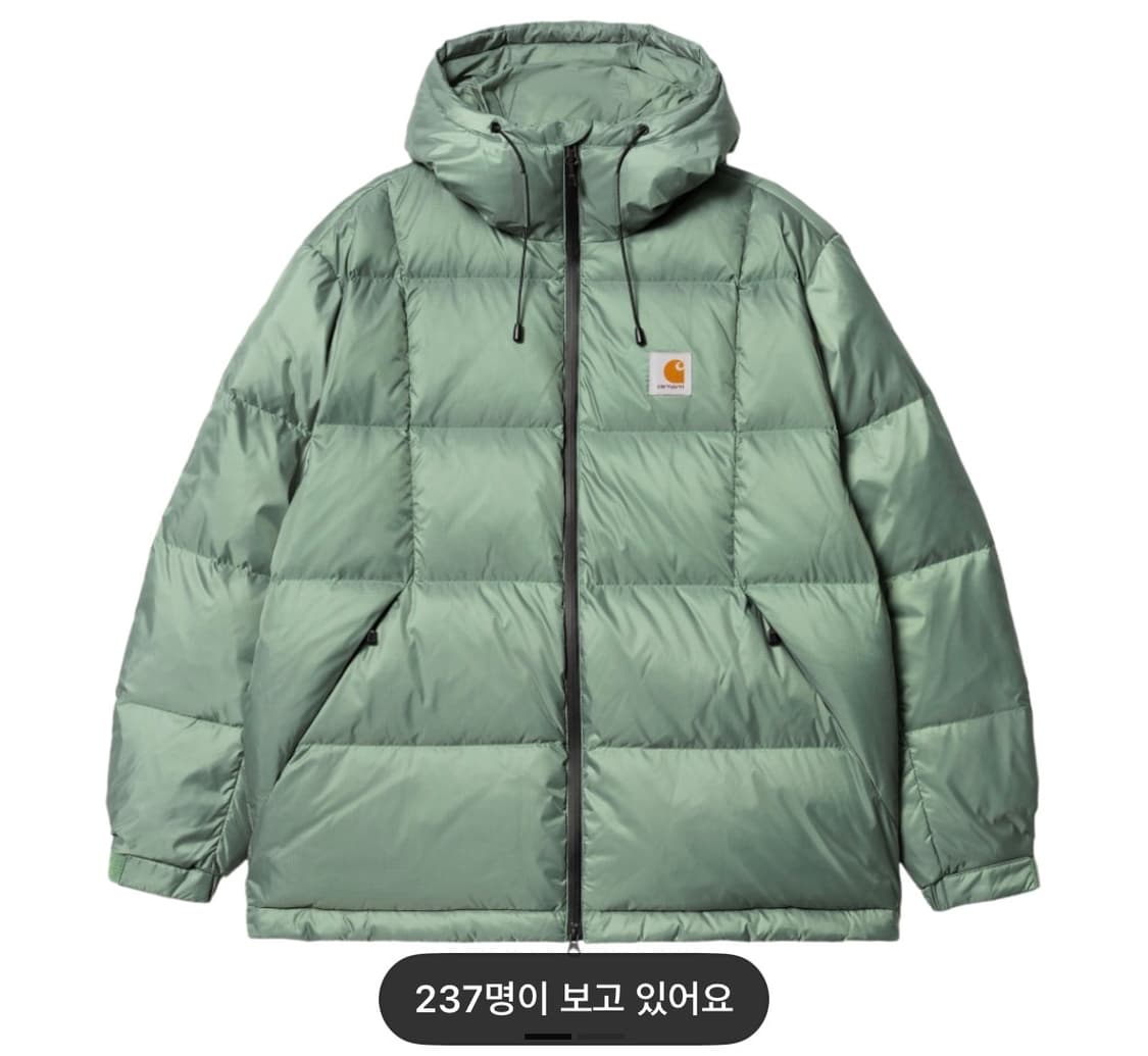 칼하트 wip 아스펜 자켓 알파 그린 m 상품이미지1