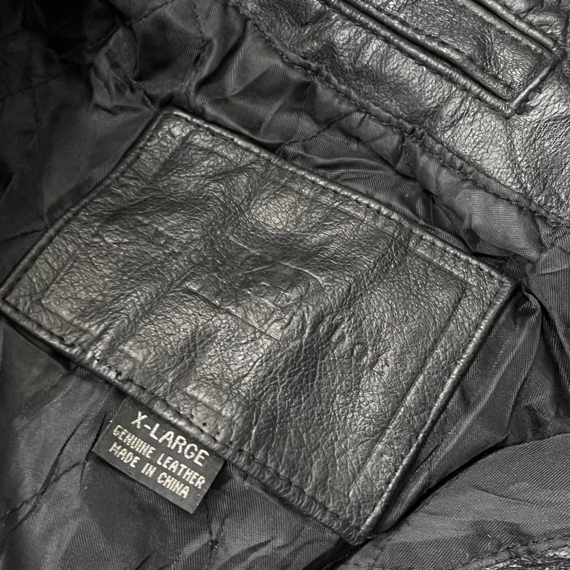  빈티지 레더 봄버 자켓 y15016 상품이미지6