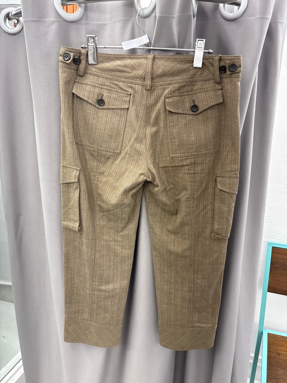 도나캐런 포켓 코튼 카프리 팬츠 상품이미지6