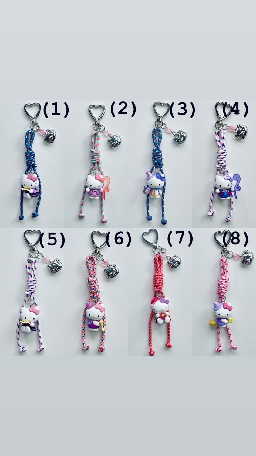 ✨💖정품 산리오 헬로키티 - 마법공부 랜덤 피규어 커스텀키링 상품이미지9