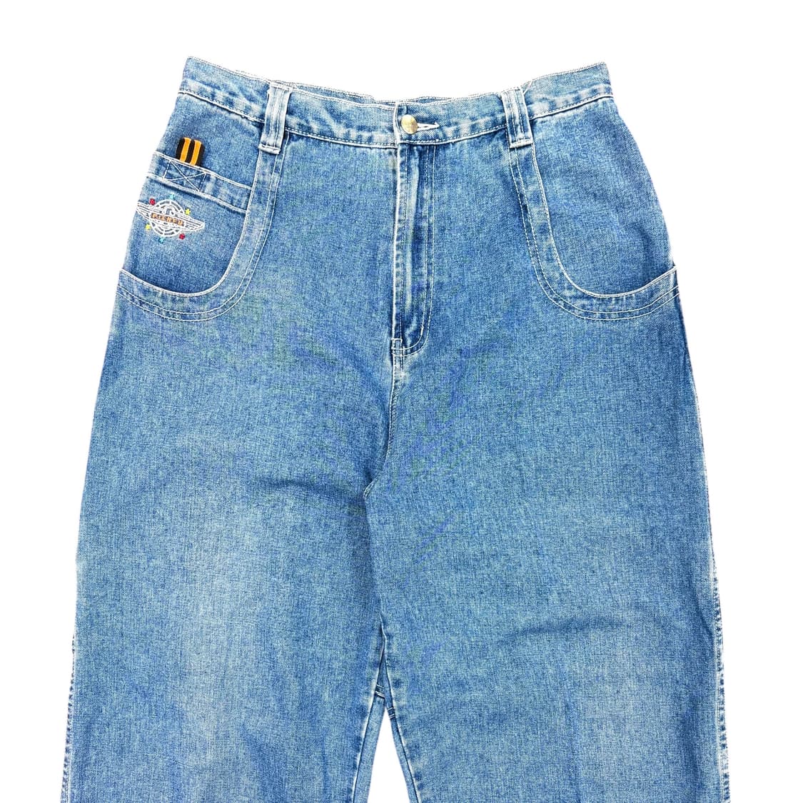 (32) 90s 피엔푸 빈티지 올드스쿨 힙합 카펜터 와이드 데님 팬츠 상품이미지4