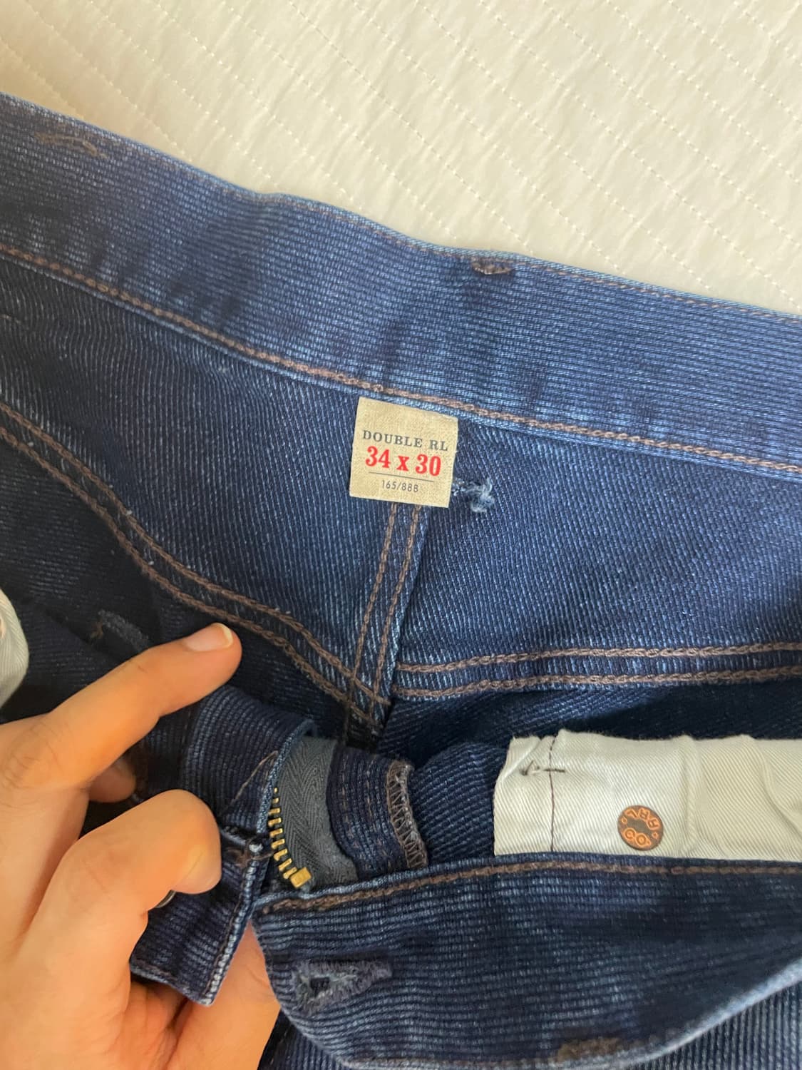 Rrl high slim fit pants 34x30 상품이미지4