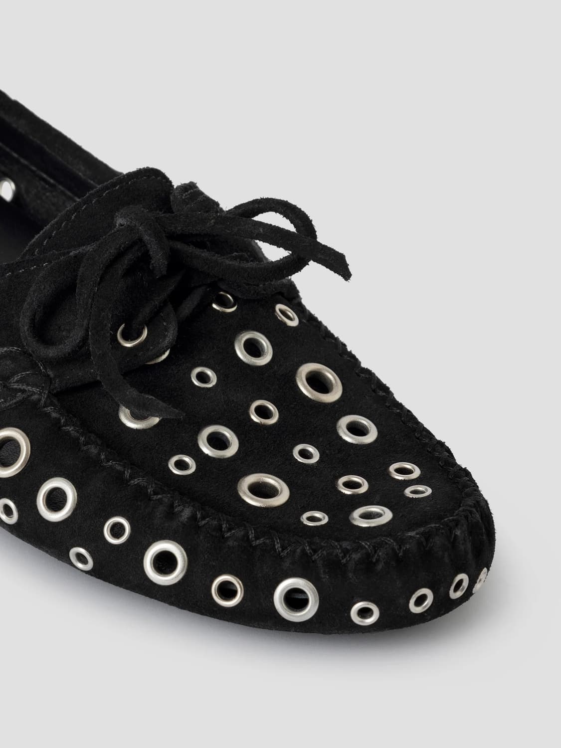 (36,37,38) 기마구아스 Car Shoes Eyelets 로퍼 블랙 상품이미지2