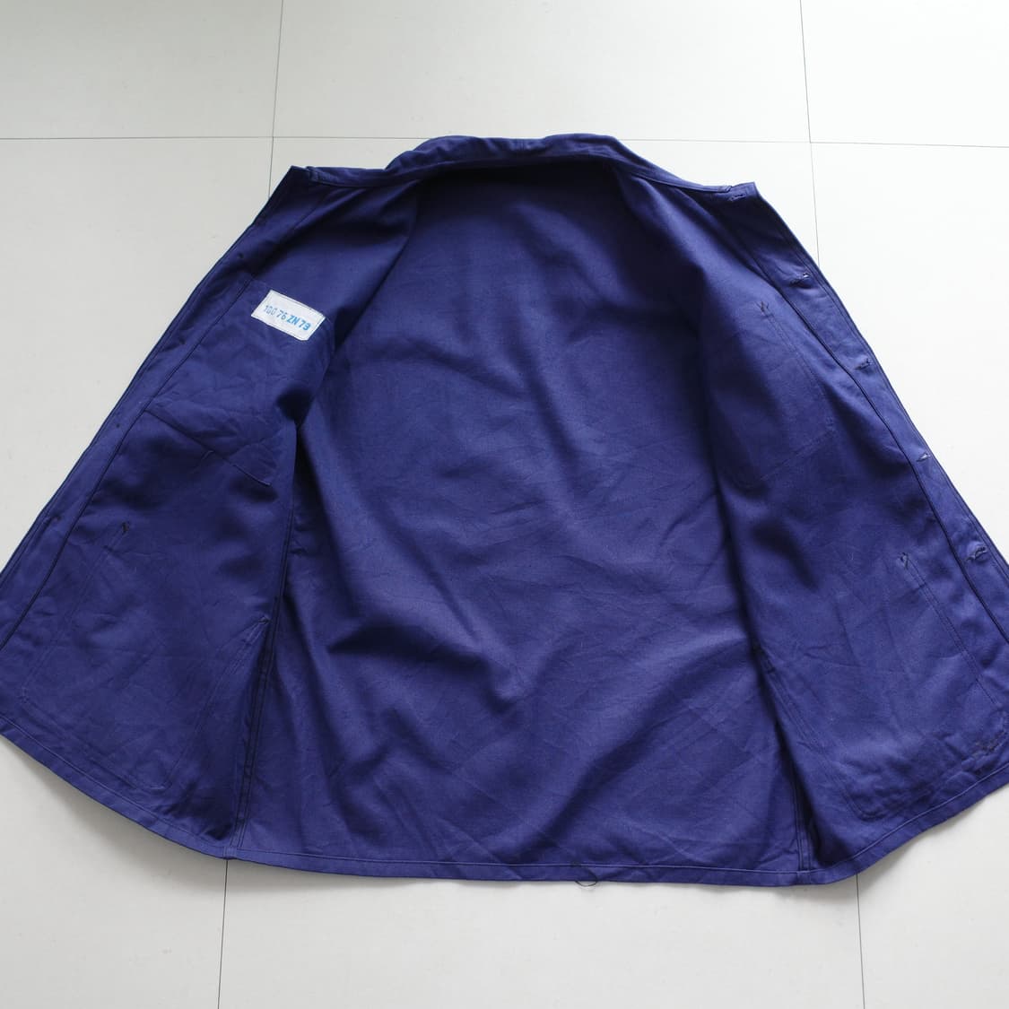 70s 프랑스생산 레일로드 프렌치워크 초어 자켓 상품이미지5