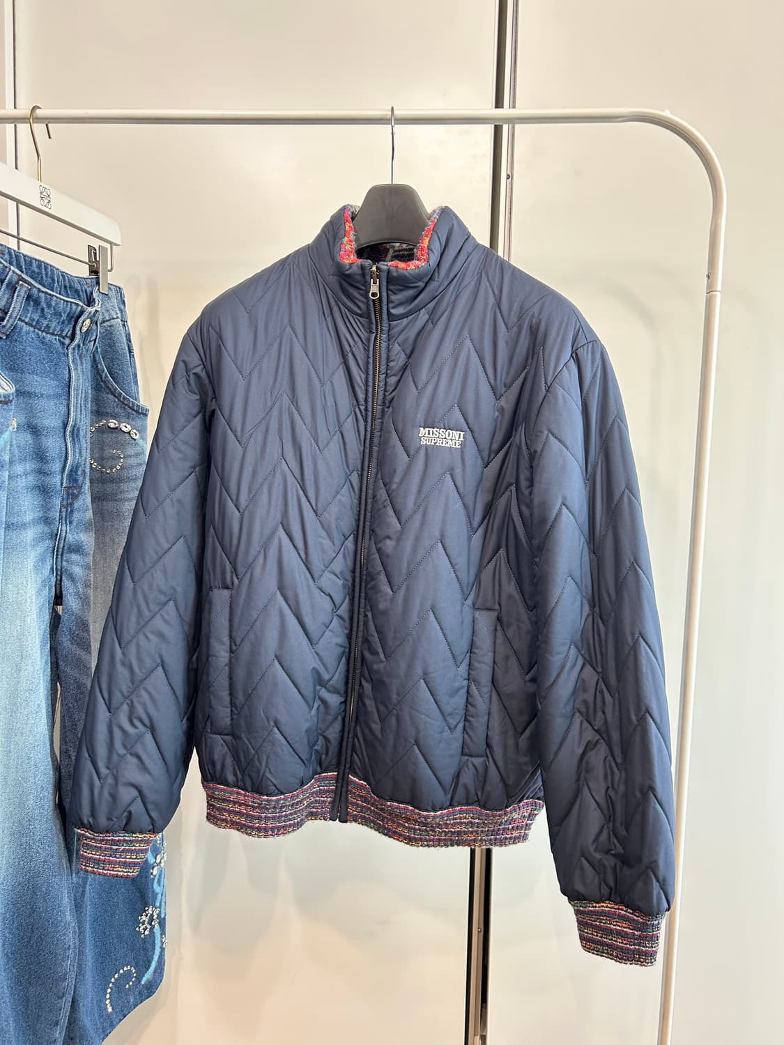 슈프림 x 미쏘니 니트 퀼팅 자켓 상품이미지7