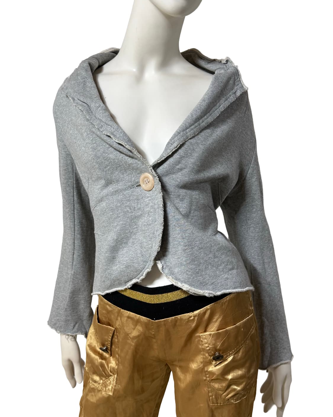 세실맥비 그레이 코튼 자켓 상품이미지1