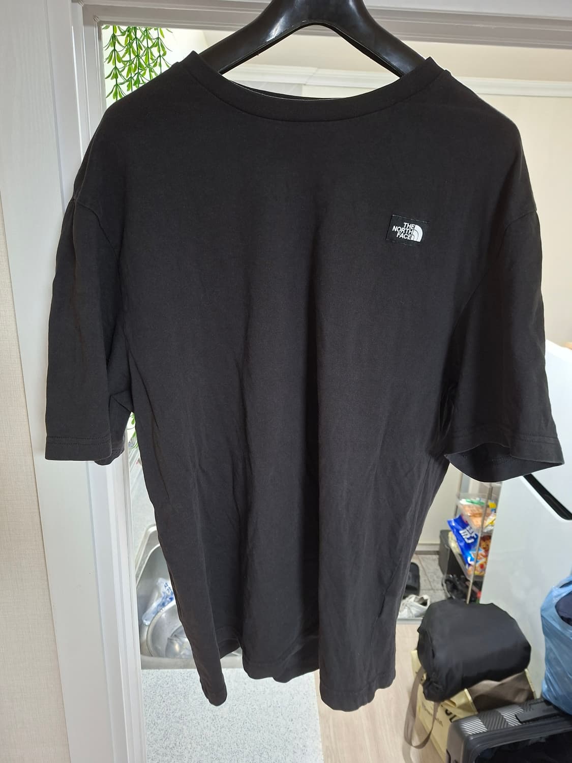 노스페이스 블랙 반팔티 루즈핏 105 상품이미지1