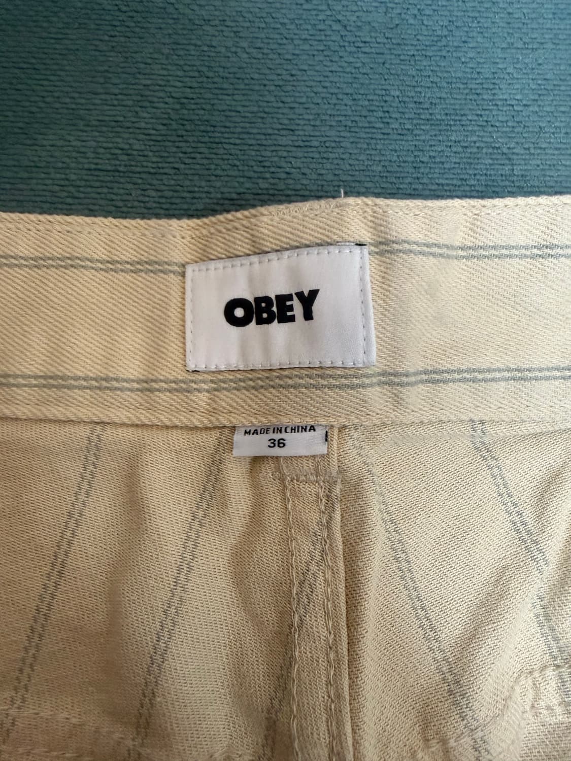 오베이 스트라이프 셋업 쇼츠 36 상품이미지3