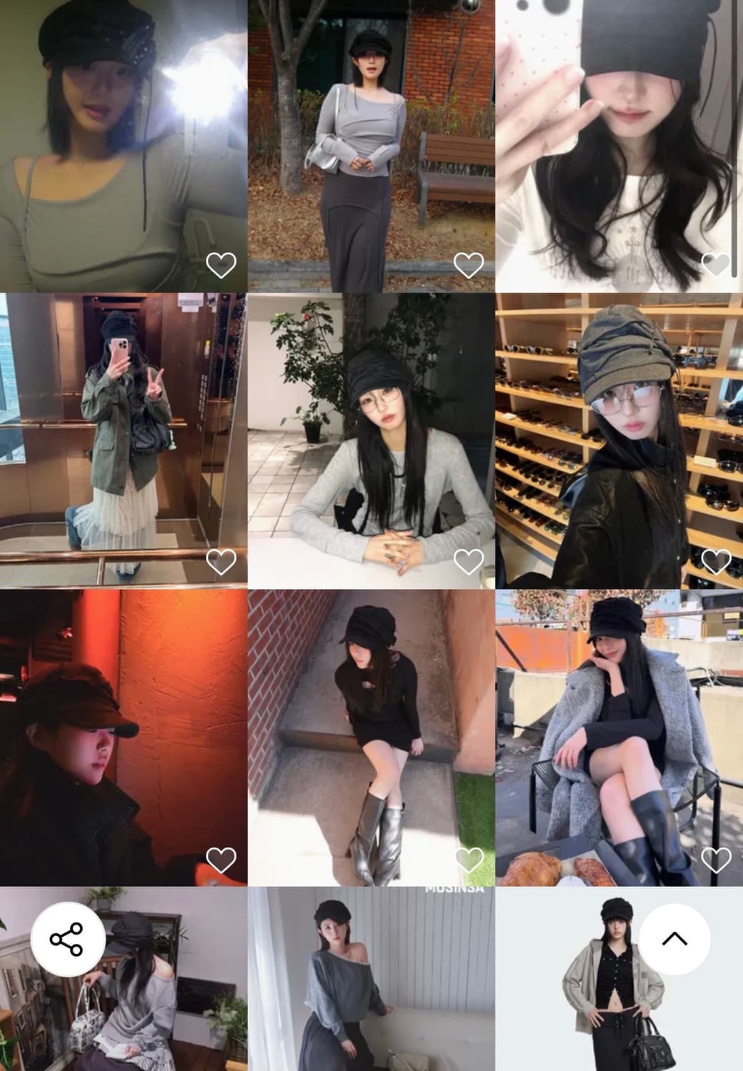 플레어업 Soi Draped Cap (FL-743_Black) 상품이미지5