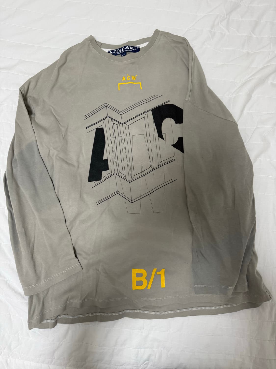 A-COLD-WALL 가먼트다잉 긴팔 티셔츠  상품이미지2