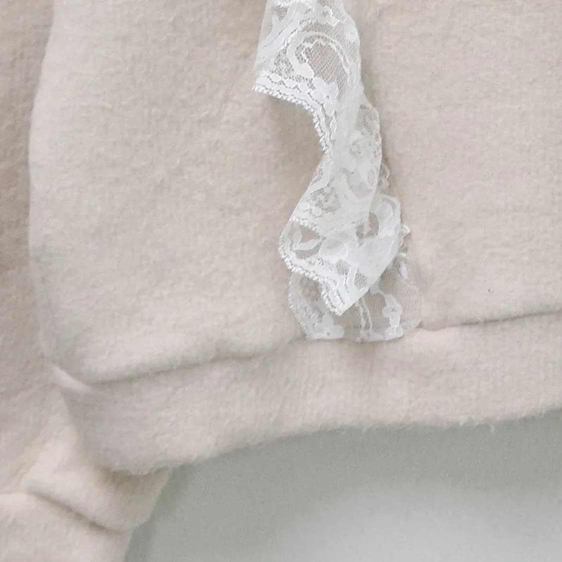 DOLLY RIBBON 히메갸루 딸기우유 레이스 니트 61226 상품이미지4