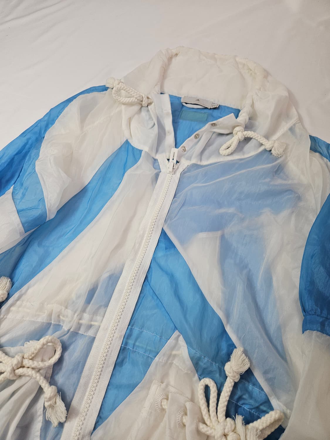 아디다스 스탤라맥카트니 경량 스트링 쉐링 코트 바람막이 y2k 일본 90 상품이미지2