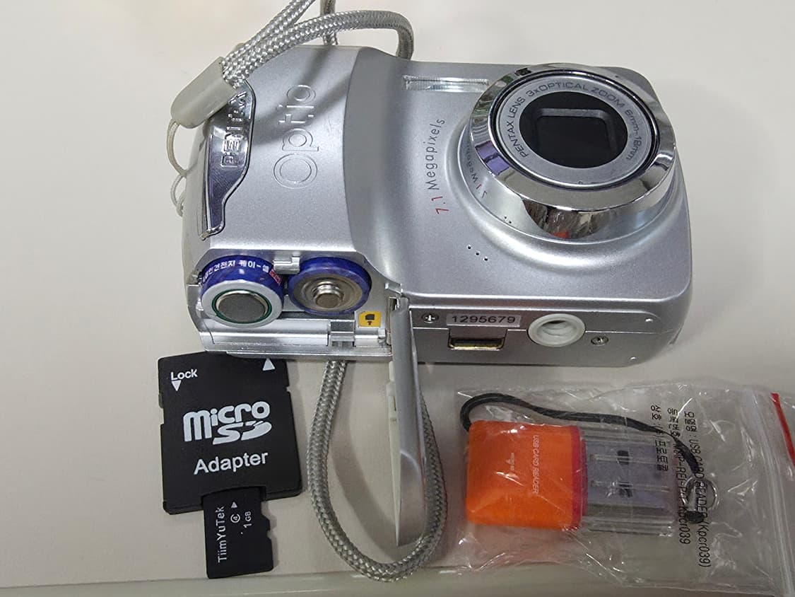 펜탁스 옵티오 E30(하자)빈티지 디지털카메라 상품이미지8