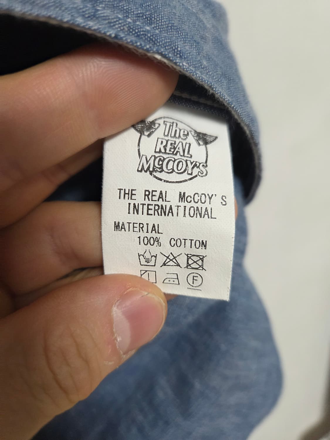 리얼맥코이 샴브레이 셔츠 s사이즈 상품이미지4