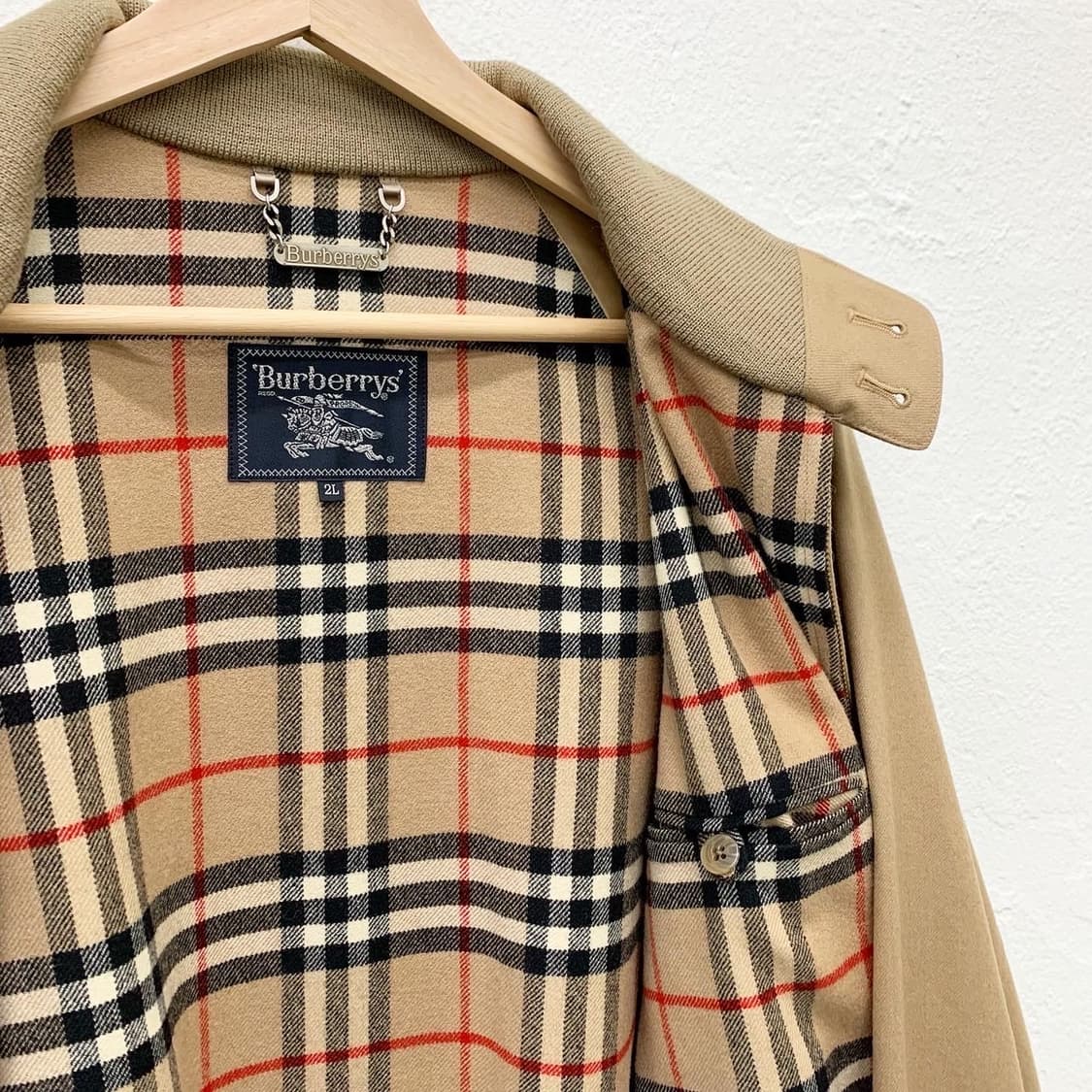 버버리 베이지 울 바라쿠타 해링턴 자켓 상품이미지5