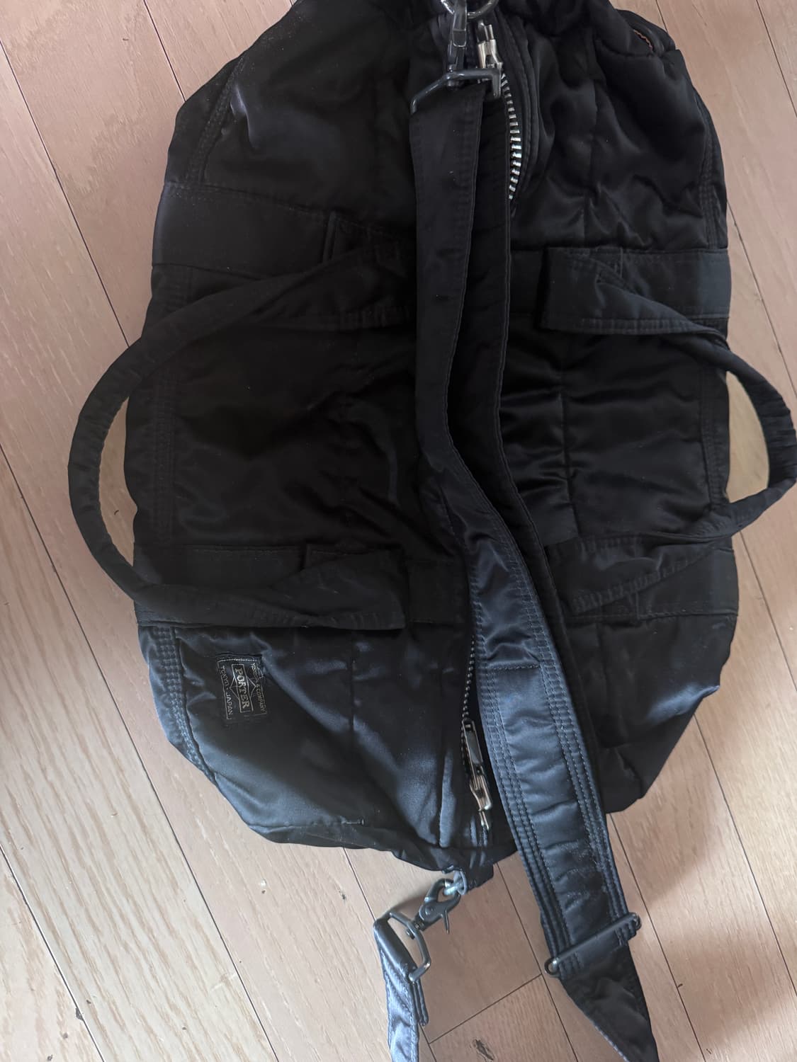 Porter 요시다 포터 탱커 투웨이 보스턴 더플백 블랙 상품이미지1