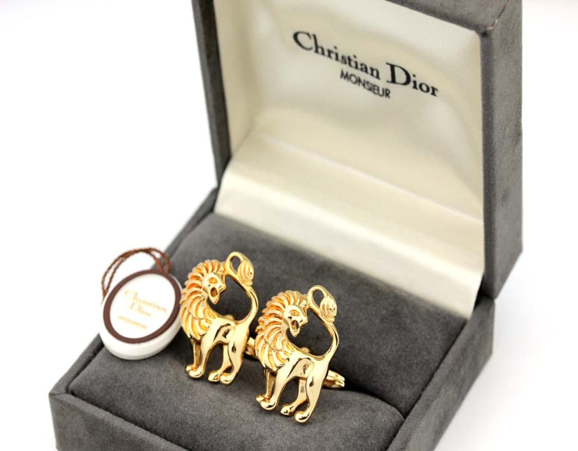 디올 A+등급 사자 한정판 유광 남자 명품 커프스 상품이미지1