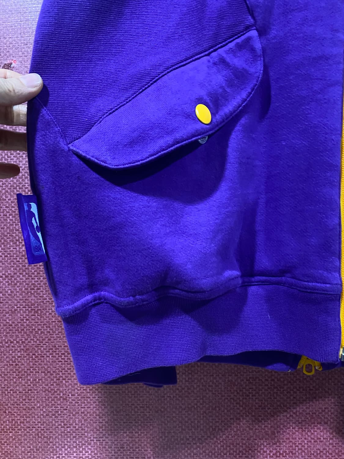 아디다스 NBA 후드 트랙탑 퍼플 상품이미지5