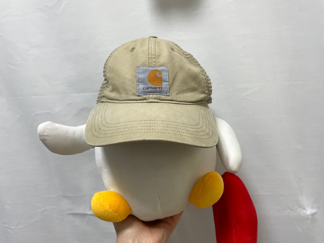 칼하트 샌드카키 캔버스 워크웨어 아메카지 메쉬캡 여름 볼캡 상품이미지3