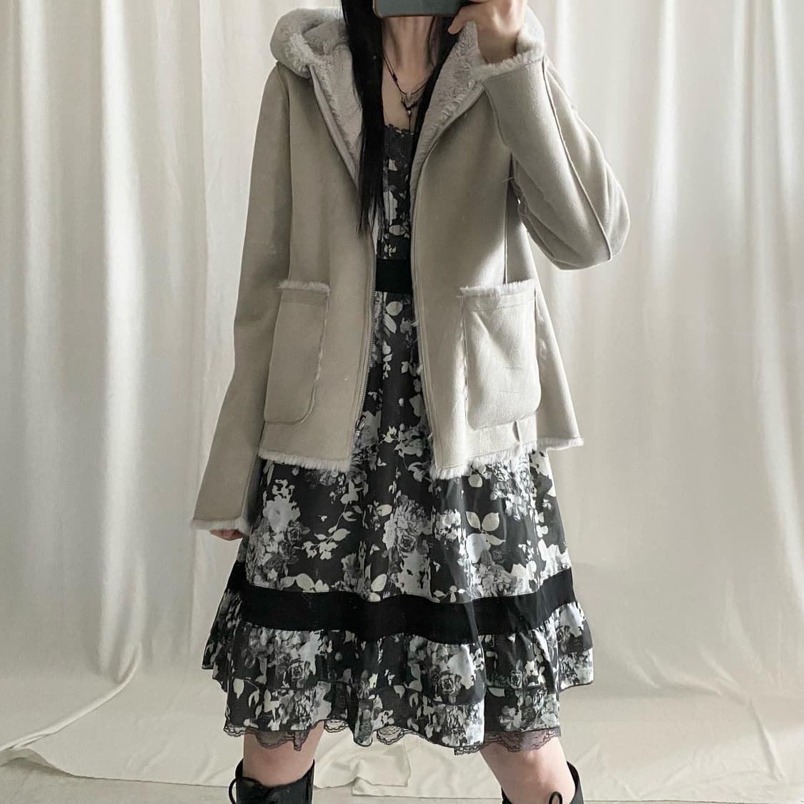 axes femme charcoal dress 상품이미지4