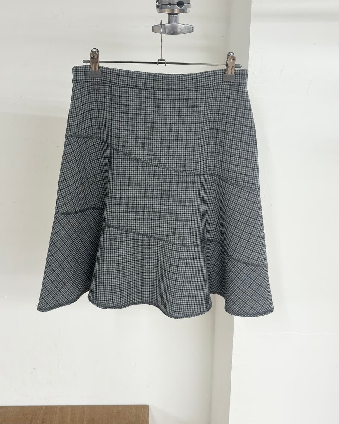 막스 앤 코 그레이 체크 미니스커트 상품이미지4