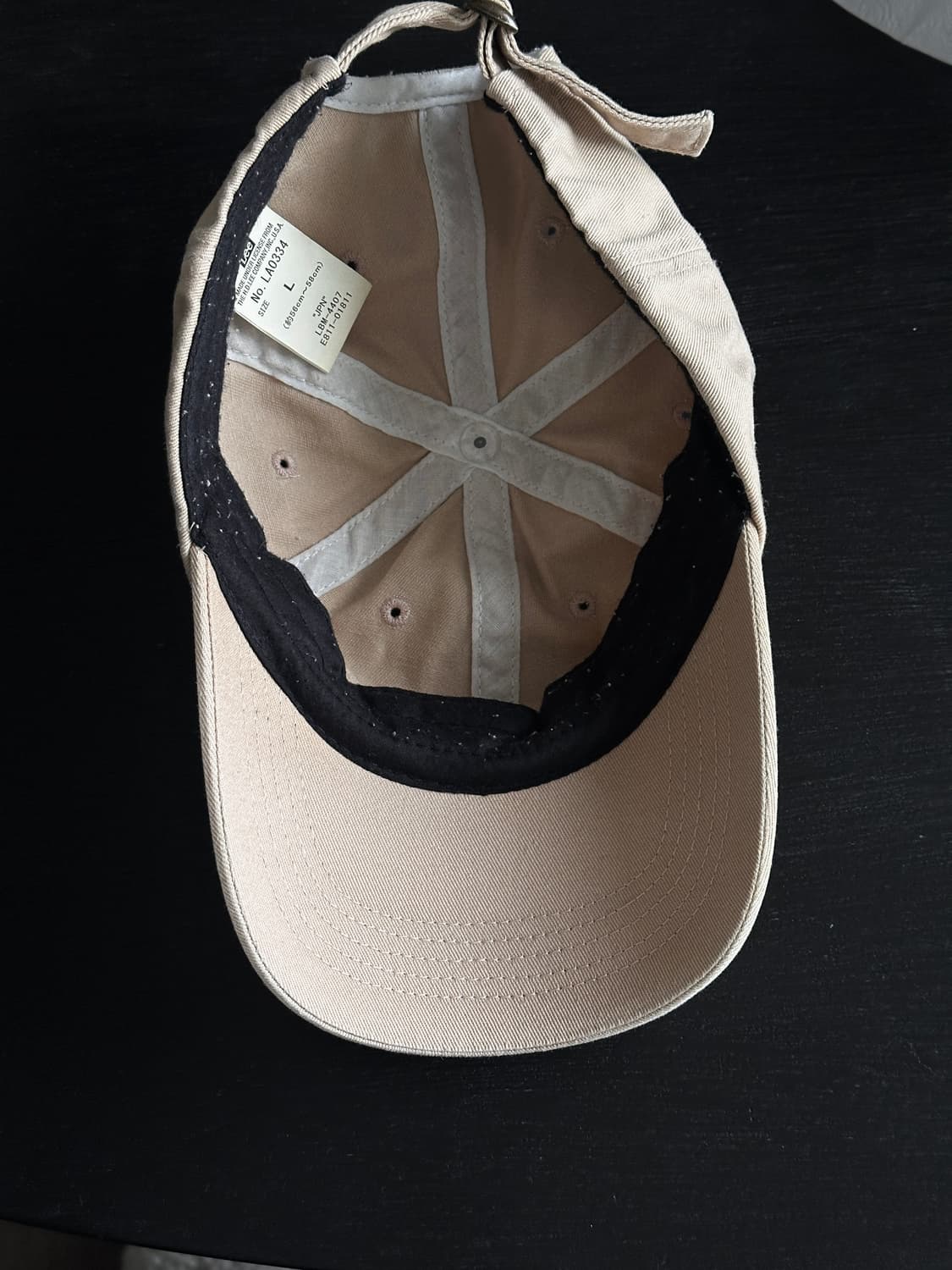Lee 볼캡 베이지 색상 L 상품이미지2