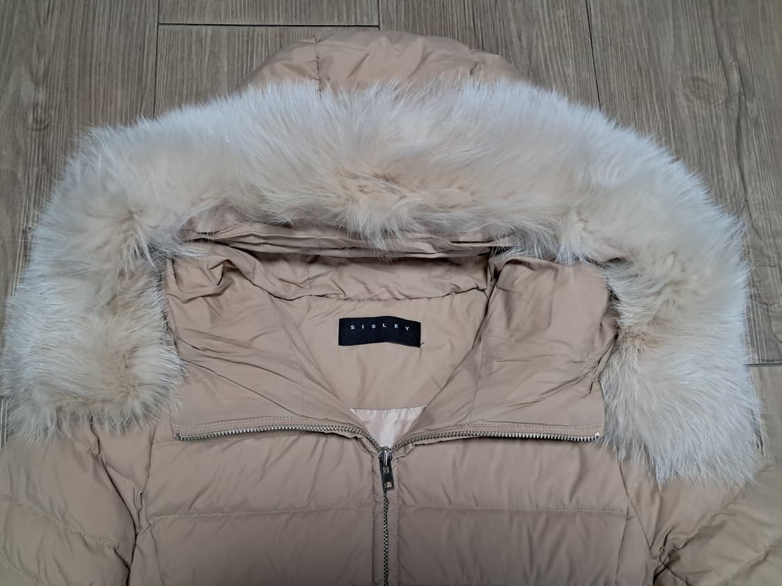 시슬리 폭스퍼 롱패딩 42 상품이미지6