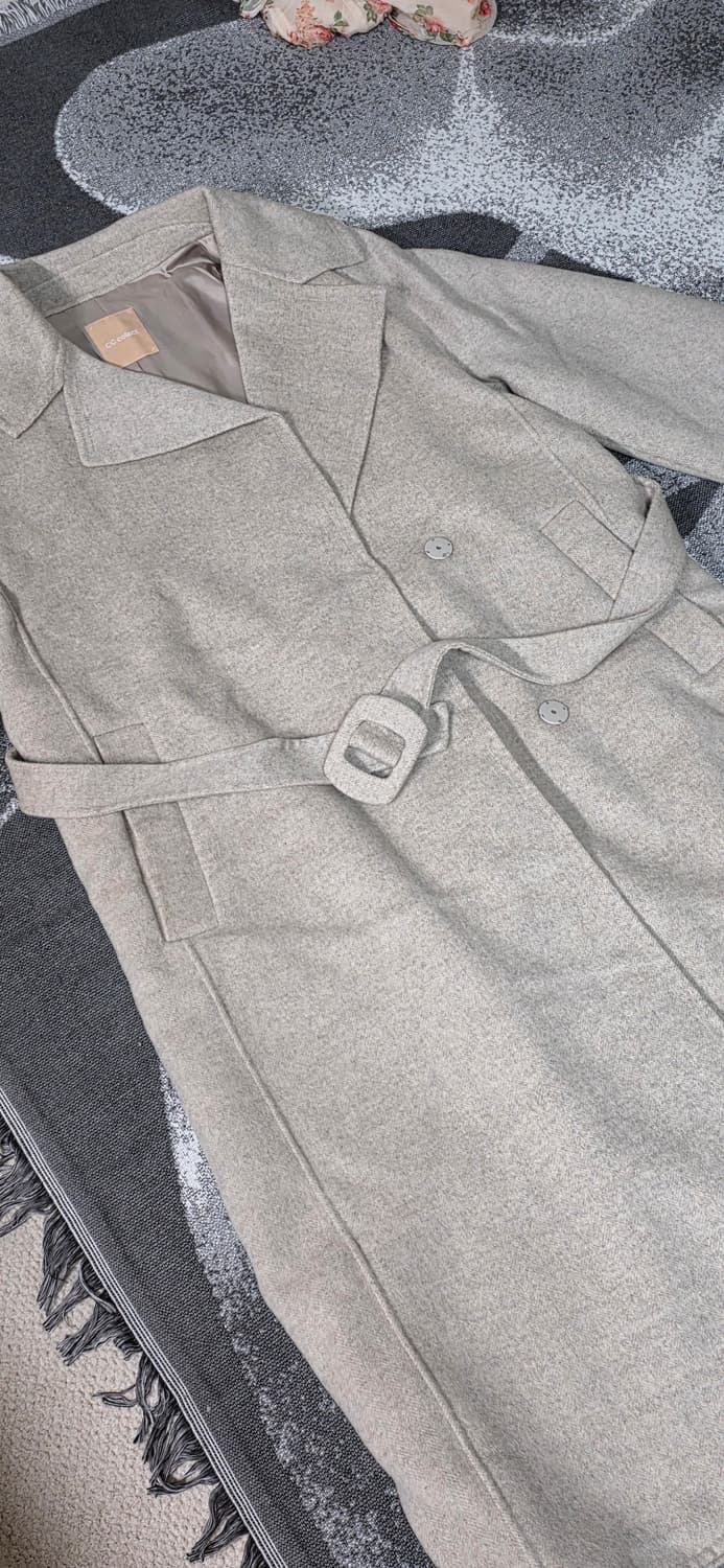 씨씨콜렉트 울캐시미어 트렌치스타일 롱코트 55 상품이미지3