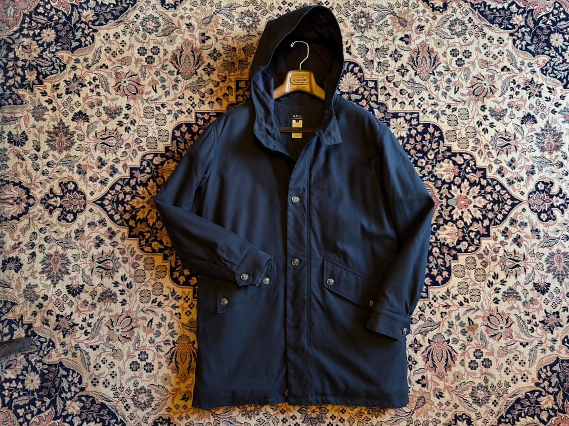 아페쎄 펠트울 후드 코트 100 상품이미지1