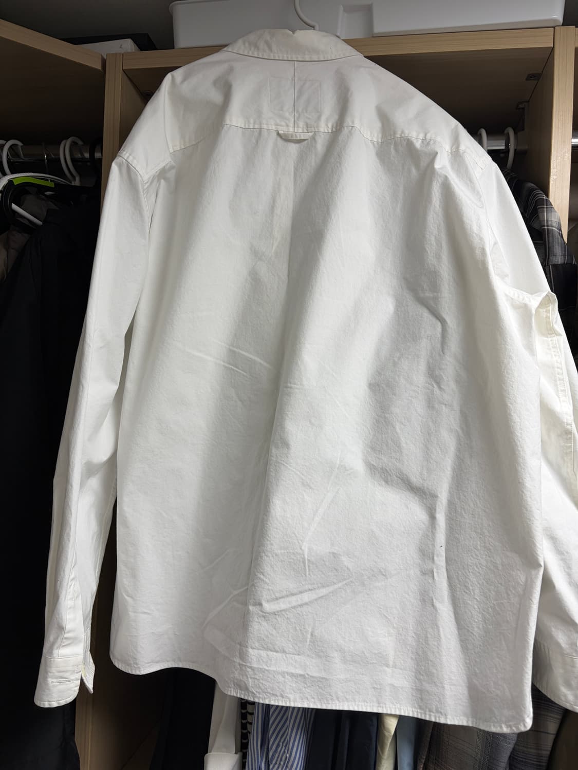 포터리 컴포트셔츠 화이트 4사이즈 상품이미지3